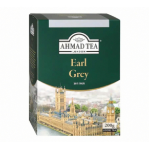 Чай черный «Ahmad Tea» Earl Grey (Седой Граф) листовой, 200г