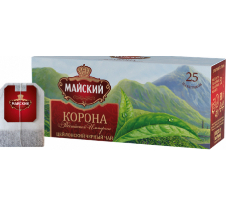 Чай черный «Майский» “Корона Российской Империи”, 25пак.