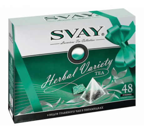 Набор чая «SVAY» Herbal Variety, 48 пак.