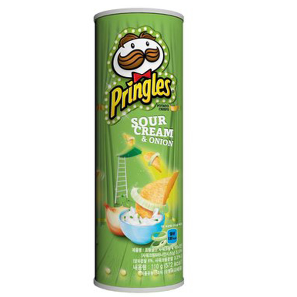 Картофельные чипсы «Pringles» Sour Cream & Onion, 165г