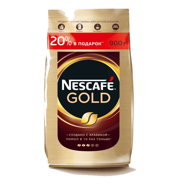 Кофе «Nescafe» Gold растворимый, 900г
