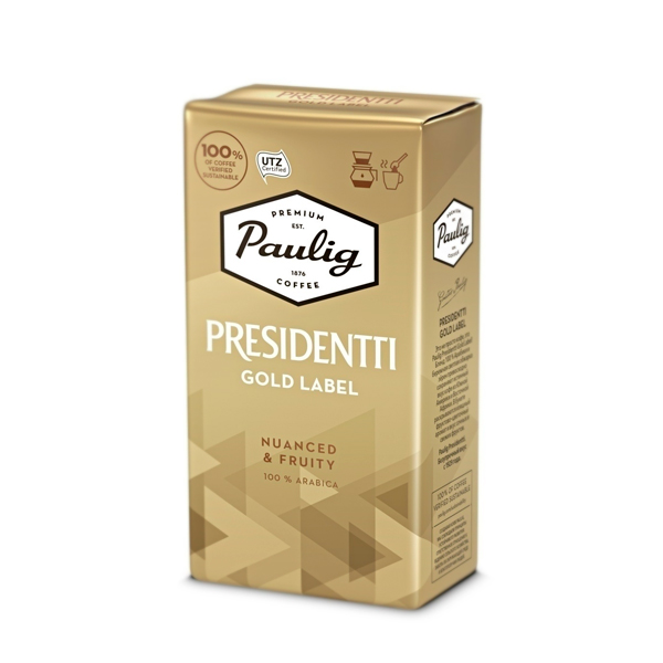 Кофе «Paulig» Presidentti Gold Label молотый, 250г