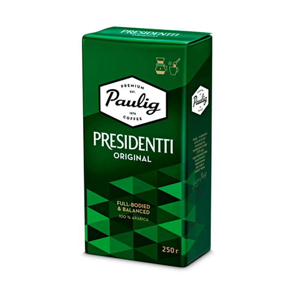 Кофе «Paulig» Presidentti Original молотый, 250г