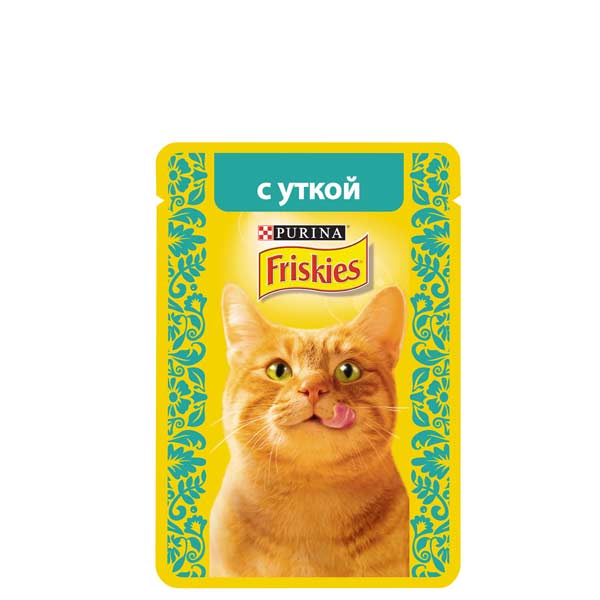 Корм для кошек Friskies с уткой, 85г
