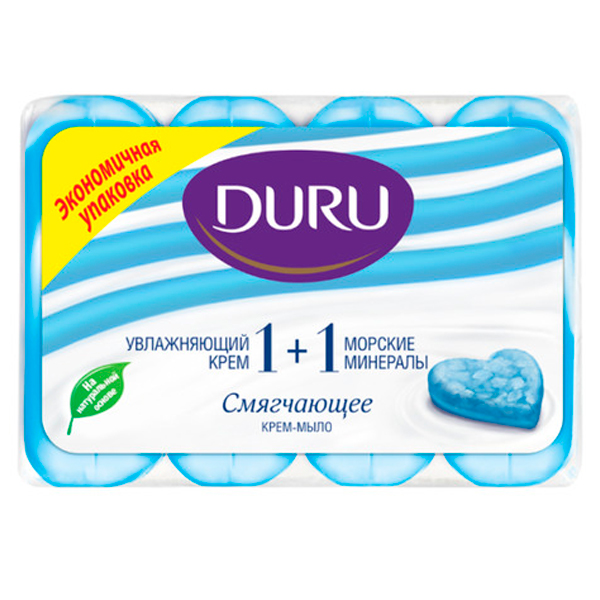 Кусковое мыло «Duru» “Морские минералы”, 4х90г