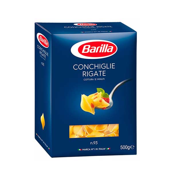 Макароны «Barilla» Conchiglie Rigate (ракушка) 500г
