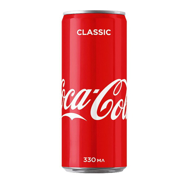 Напиток Coca-Cola сильногазированный ж.б., 0.33л