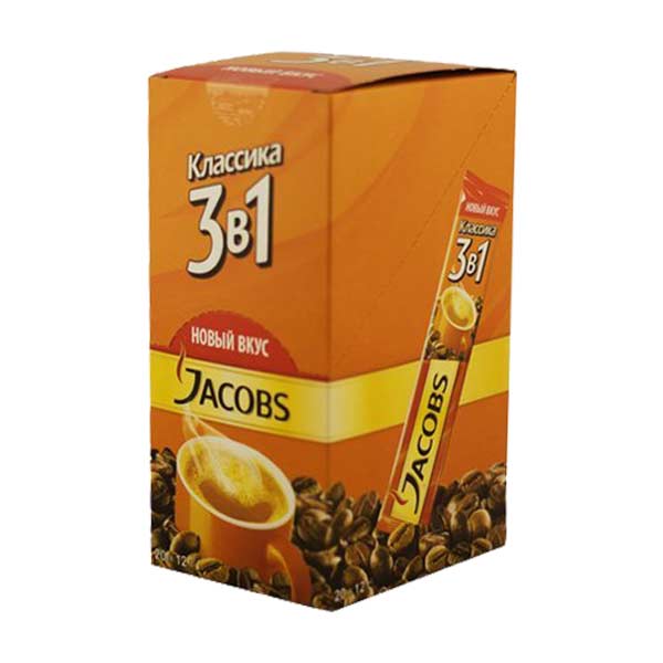 Напиток кофейный «Jacobs», 3 в 1 Классика, 24пак.