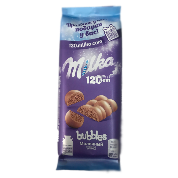 Шоколад «Milka» Bubbles Молочный, 76г