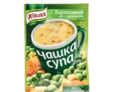 Суп гороховый «Knorr» Чашка супа с сухариками, 21г