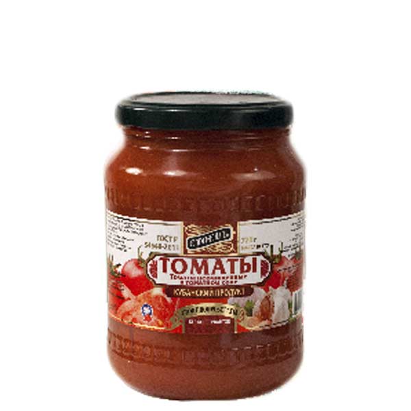 Томаты «Стоевъ» неочищенные в томатном соке, 720г