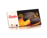 Вафли «Fiorella» покрытые темным шоколадом с апельсиновым кремом, 60г