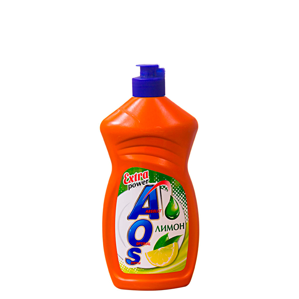Жидкость для мытья посуды «AOS» Лимон, 450мл