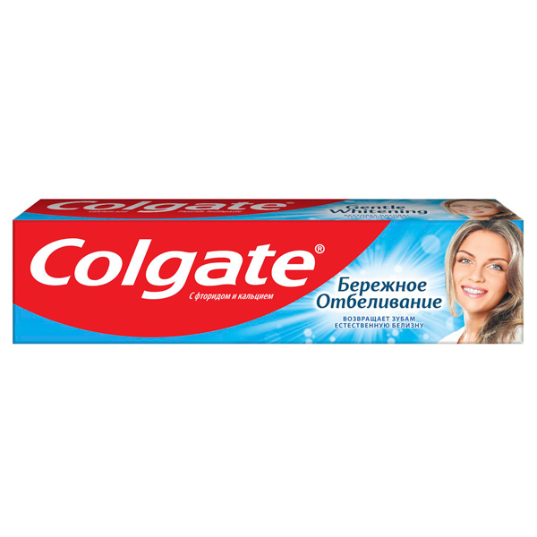 Зубная паста «Colgate» Бережное отбеливание, 100мл