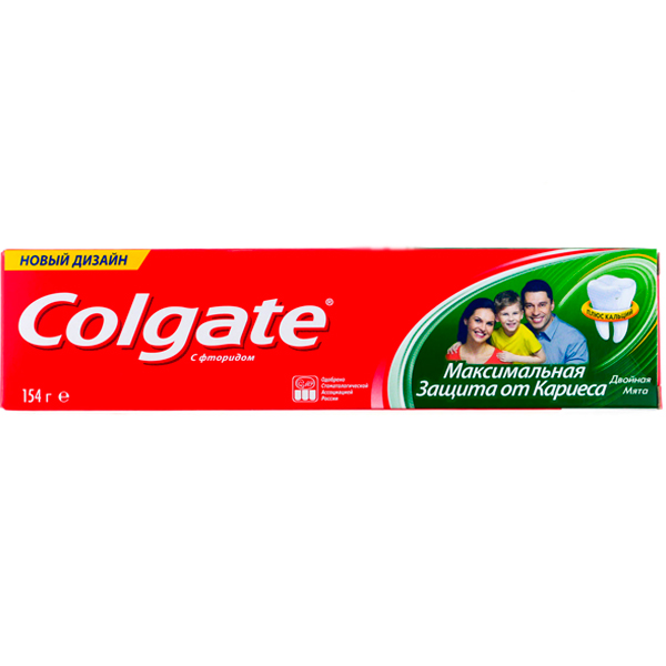 Зубная паста «Colgate» Максимальная защита от кариеса Свежая мята/Двойная мята в асс-те, 100мл